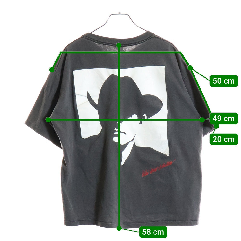 VINTAGE(ヴィンテージ) 90's Marlboro Marlboro MAN SILHOUETTE マールボロ マールボロマン プリント半袖Tシャツ カットソー ブラック ※丈直し