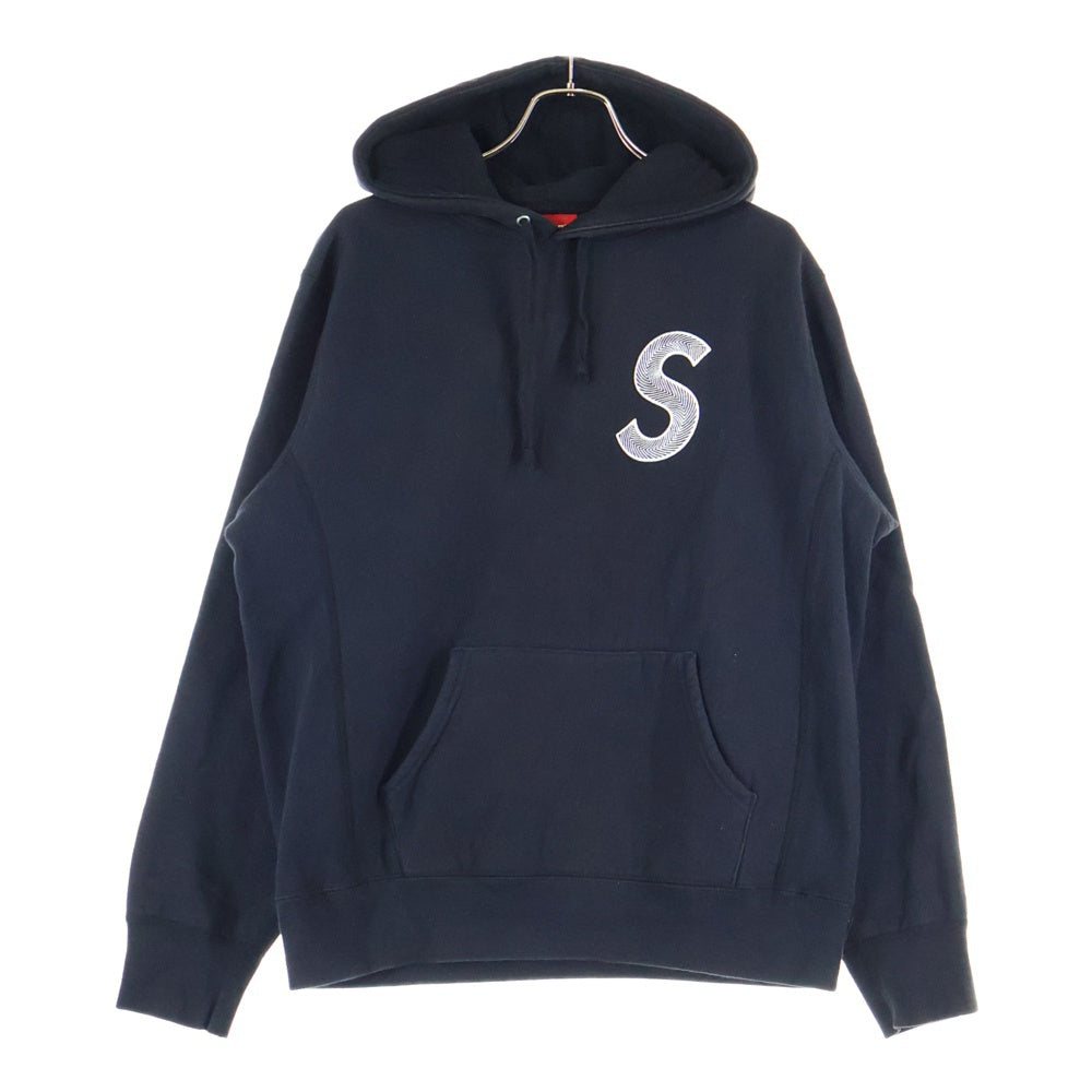 SUPREME(シュプリーム) 18AW S Logo Hooded Sweatshirt Sロゴ スウェットプルオーバーパーカー ブラック