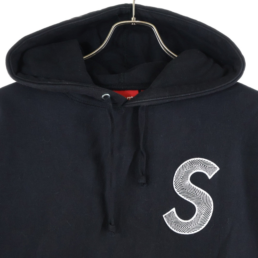 SUPREME(シュプリーム) 18AW S Logo Hooded Sweatshirt Sロゴ スウェットプルオーバーパーカー ブラック