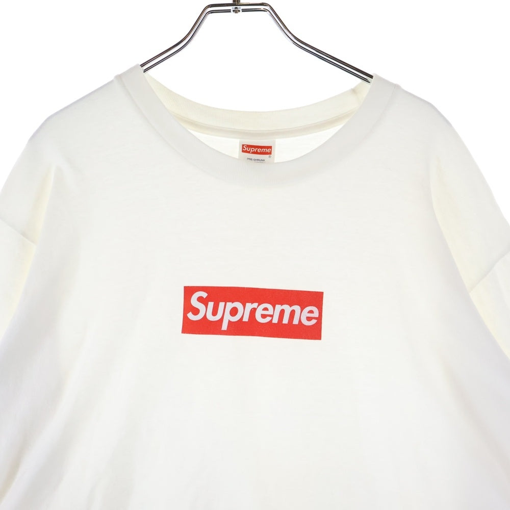SUPREME(シュプリーム) 20AW Box Logo L/S Tee ボックスロゴ クルーネック長袖Tシャツ カットソー ホワイト