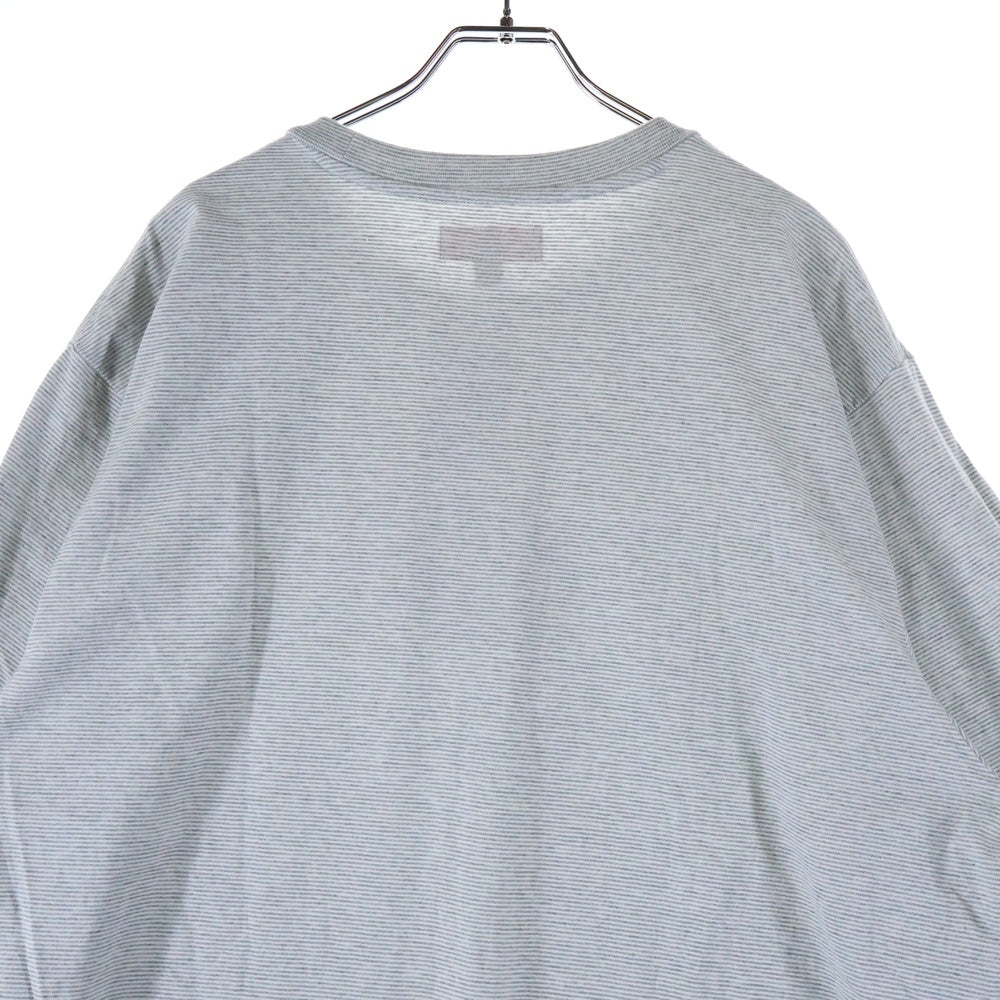 SUPREME(シュプリーム) 24SS Bouquet S/S Top ブーケ ロゴプリント ボーダー クルーネック半袖Tシャツ カットソー グレー