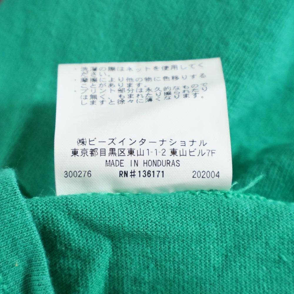 X-LARGE(エクストララージ) クロコダイルロゴプリント 半袖Tシャツ カットソー グリーン 101208011010