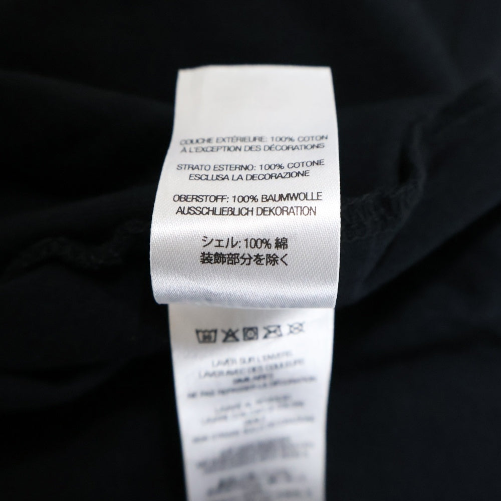 SUPREME(シュプリーム) 24SS Contact S/S Top コンタクト チェーンロゴ刺繍 クルーネック 半袖Tシャツ カットソー ブラック