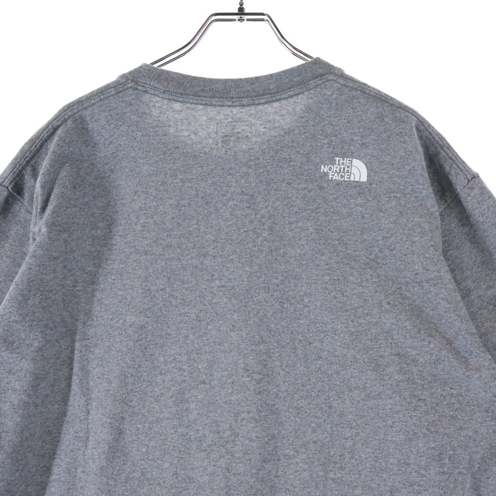 THE NORTH FACE(ザノースフェイス) フロントロゴプリント 半袖Tシャツ カットソー グレー NT32007Z
