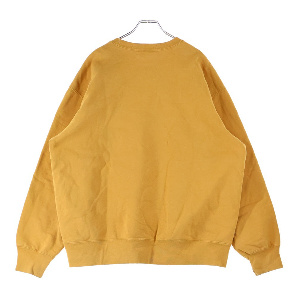 SUPREME(シュプリーム) 21AW Small Box Logo Sweatshirt スモールボックスロゴ クルーネック スウェットトレーナー イエロー