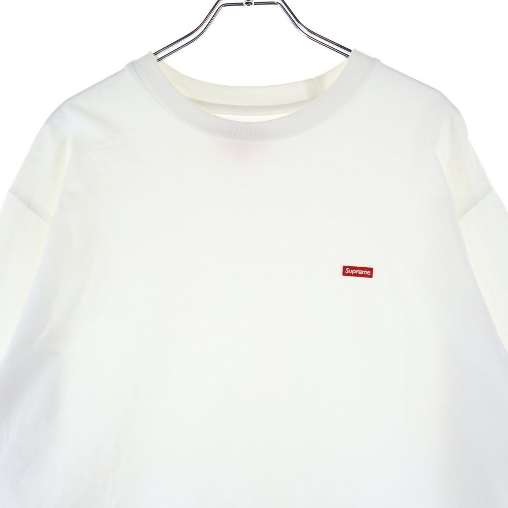 SUPREME(シュプリーム) Small Box Logo Tee スモール ボックス ロゴ クルーネック 長袖Tシャツ カットソー ホワイト