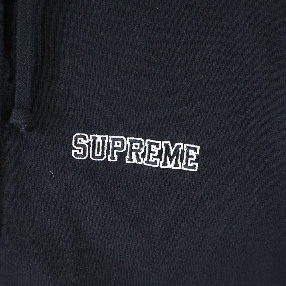 SUPREME(シュプリーム) 24AW State Zip Up Hooded Sweatshirt ステート ジップアップフーディー スウェットシャツ パーカー ブラック