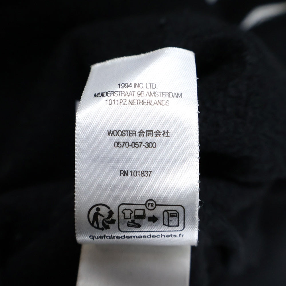 SUPREME(シュプリーム) 24AW State Zip Up Hooded Sweatshirt ステート ジップアップフーディー スウェットシャツ パーカー ブラック