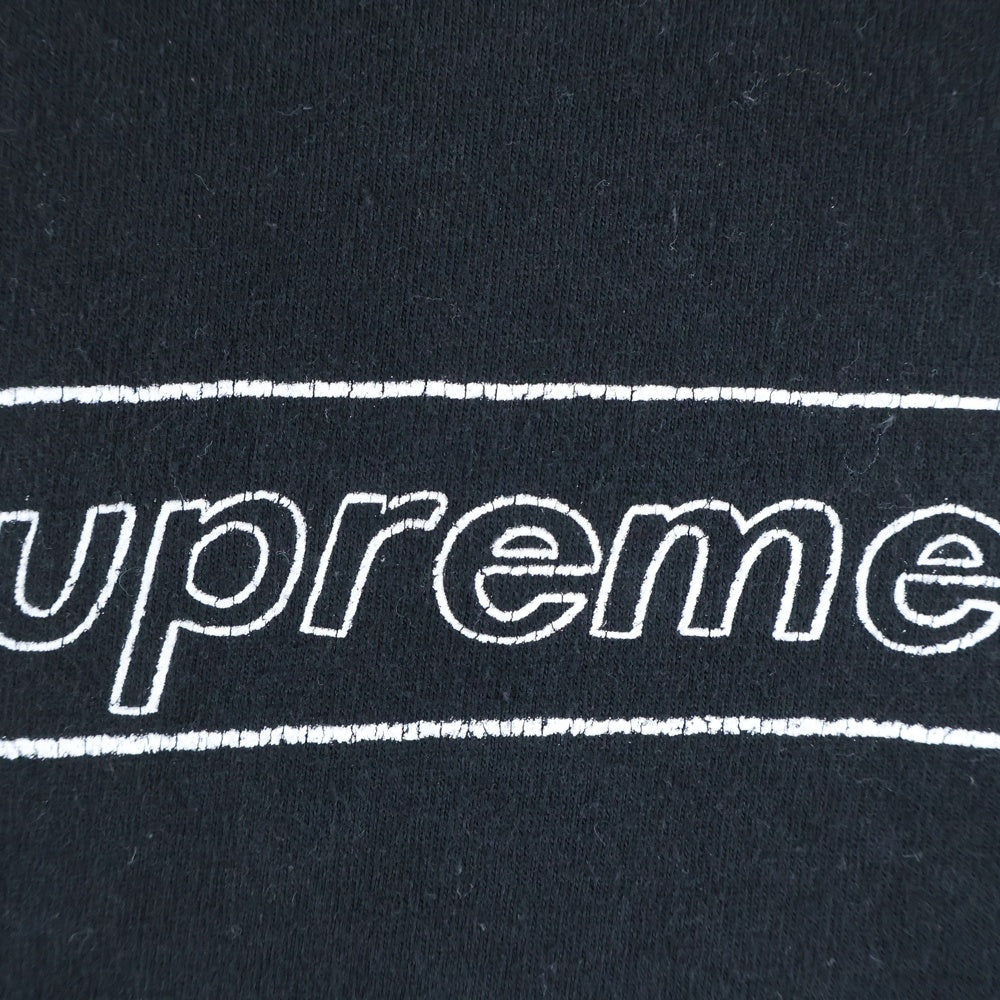 SUPREME(シュプリーム) 21SS×KAWS Chalk Logo Tee カウズ チョーク ボックスロゴ クルーネック 半袖Tシャツ カットソー ブラック