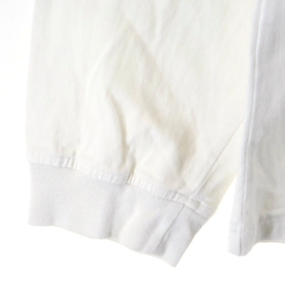 SUPREME(シュプリーム) 21AW Geo Arc L/S Top ゲオアーク ワッペン刺繍 長袖Tシャツ カットソー ホワイト