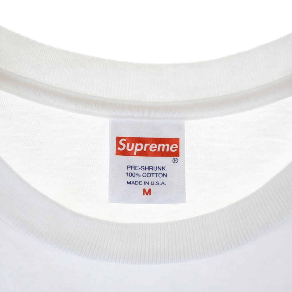 SUPREME(シュプリーム) 22AW Play Dead Tee プレイデッド フロントプリント 半袖Tシャツ カットソー ホワイト