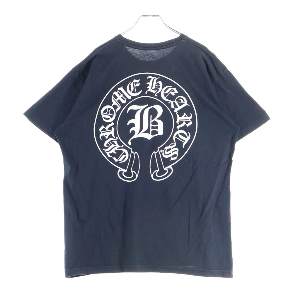CHROME HEARTS(クロムハーツ) ×BELLA HADID Horseshoe S/S ベラハディッド ホースシュー プリント半袖Tシャツ カットソー ブラック