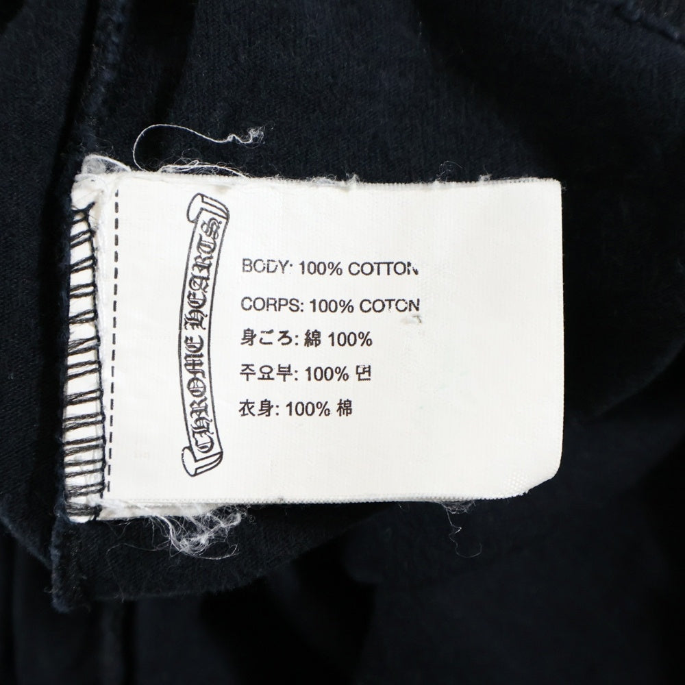 CHROME HEARTS(クロムハーツ) ×BELLA HADID Horseshoe S/S ベラハディッド ホースシュー プリント半袖Tシャツ カットソー ブラック