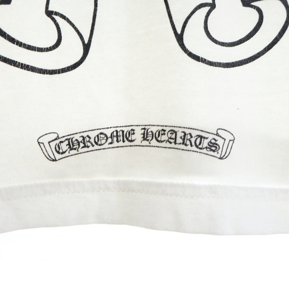 CHROME HEARTS(クロムハーツ) Multi Color Horseshoe L/S Tee マルチカラー ホースシュー プリント ロングスリーブ Tシャツ 長袖カットソー ホワイト