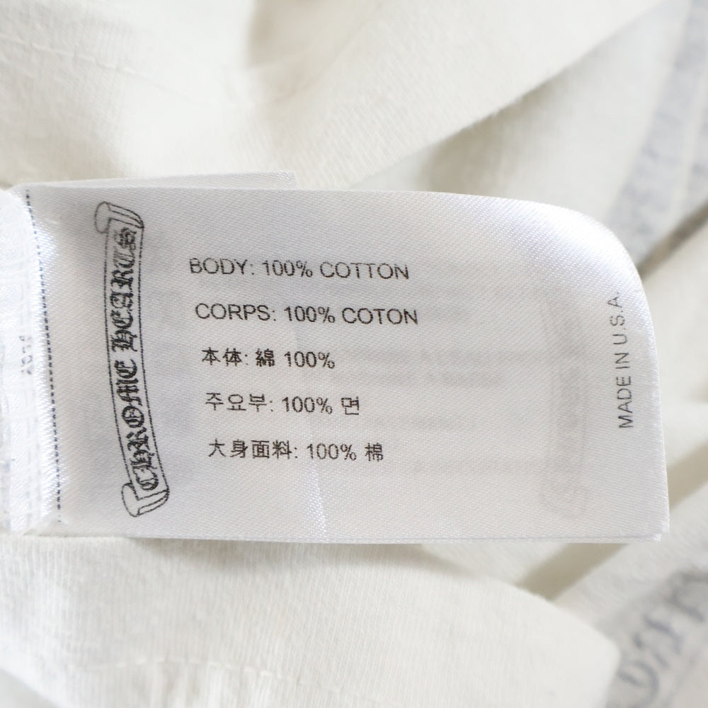 CHROME HEARTS(クロムハーツ) MLTCOL CEM CRS L/S マルチセメタリー 長袖Tシャツ カットソー ホワイト