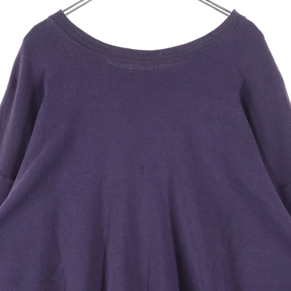 NICENESS(ナイスネス) S.FREEMAN Silk Sweatshirt Pull Over シルククルーネックスウェット プルオーバー パープル NN-3001J15