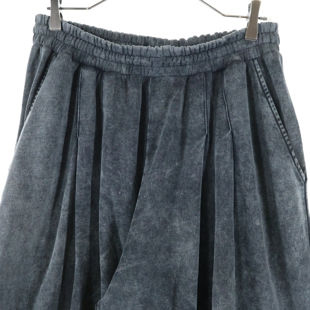 INTODUSK(イントゥダスク) GATHER DRAWSTRING SWEAT PANT ギャザードローストリングスウェットパンツ グレー