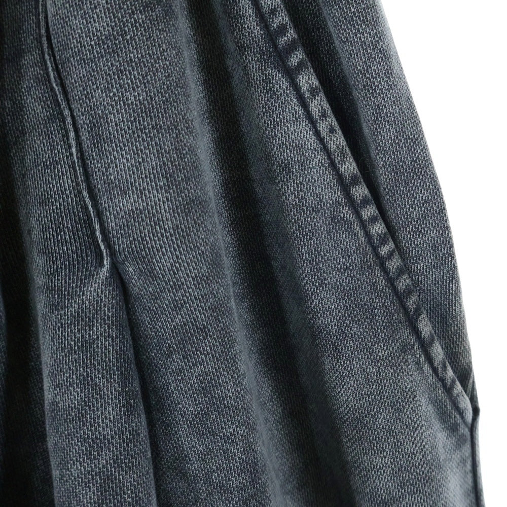 INTODUSK(イントゥダスク) GATHER DRAWSTRING SWEAT PANT ギャザードローストリングスウェットパンツ グレー
