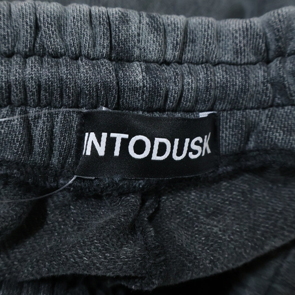 INTODUSK(イントゥダスク) GATHER DRAWSTRING SWEAT PANT ギャザードローストリングスウェットパンツ グレー