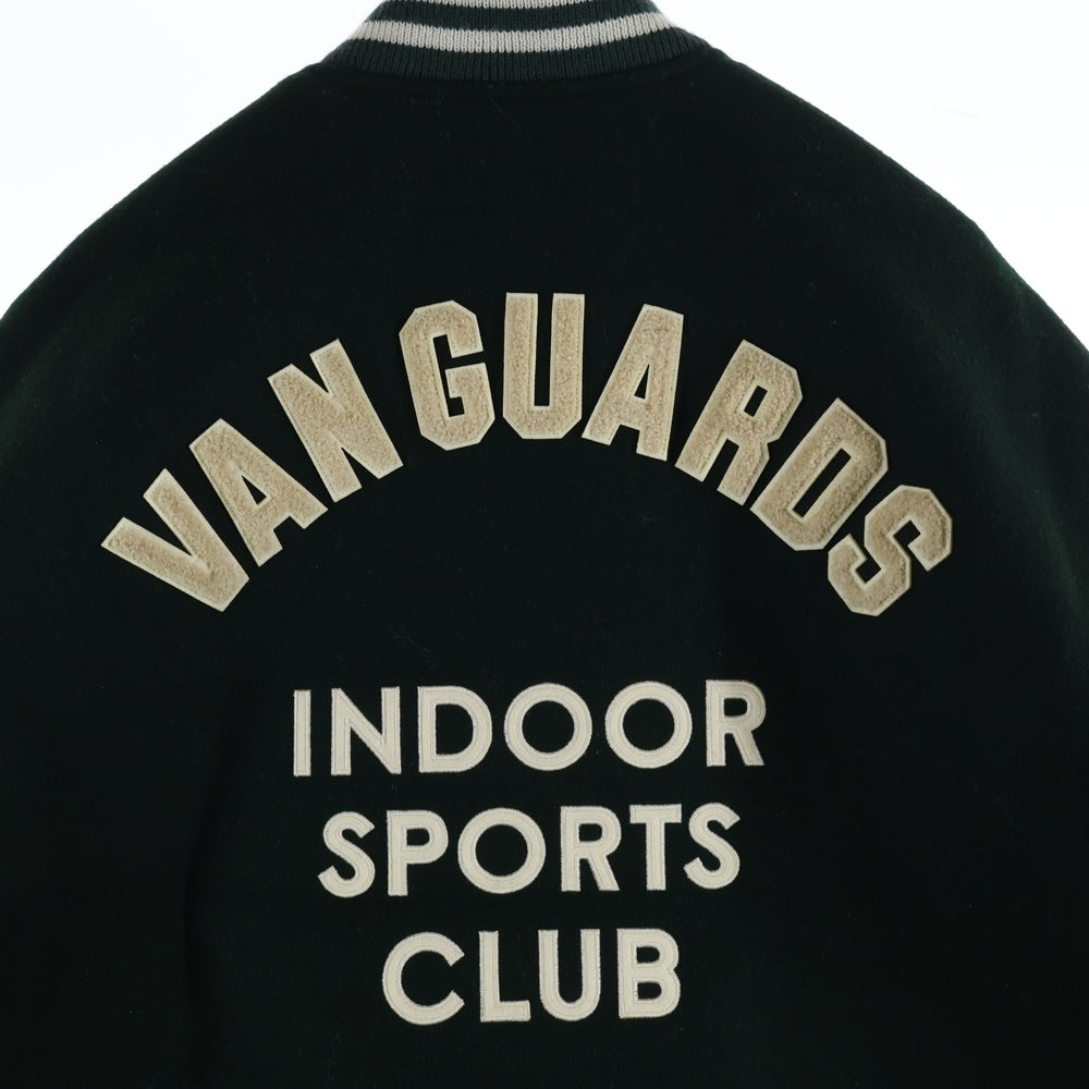 NO BRAND(ノーブランド) 22AW 【INSCRIRE】 VAN Stadium Jumper スタジアムジャケット スタジャン アワードジャケット ブラック/ホワイト 122AW-BZ49
