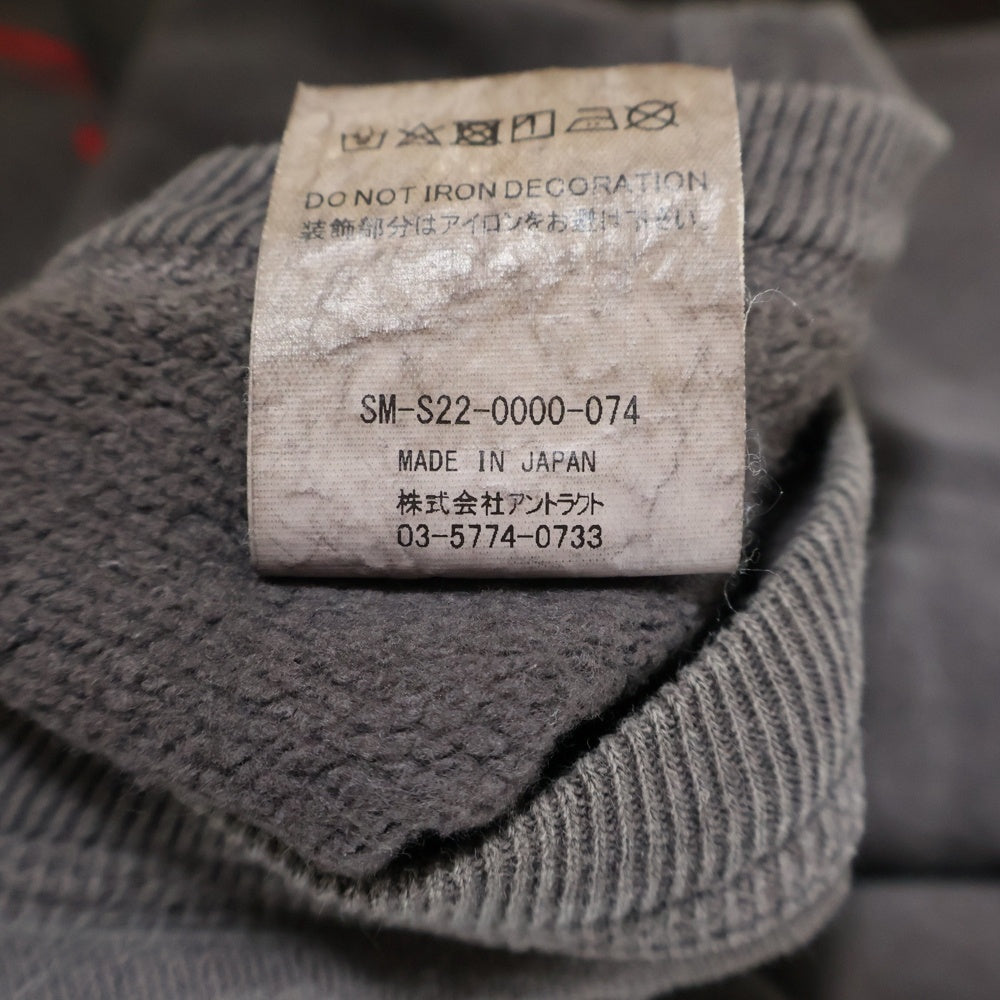 SAINT MICHAEL(セントマイケル) 22SS ×空山基 SWEAT SHIRT / SORAYAMA セクシーロボットプリントクルーネックスウェット ブラック SM-S22-0000-074