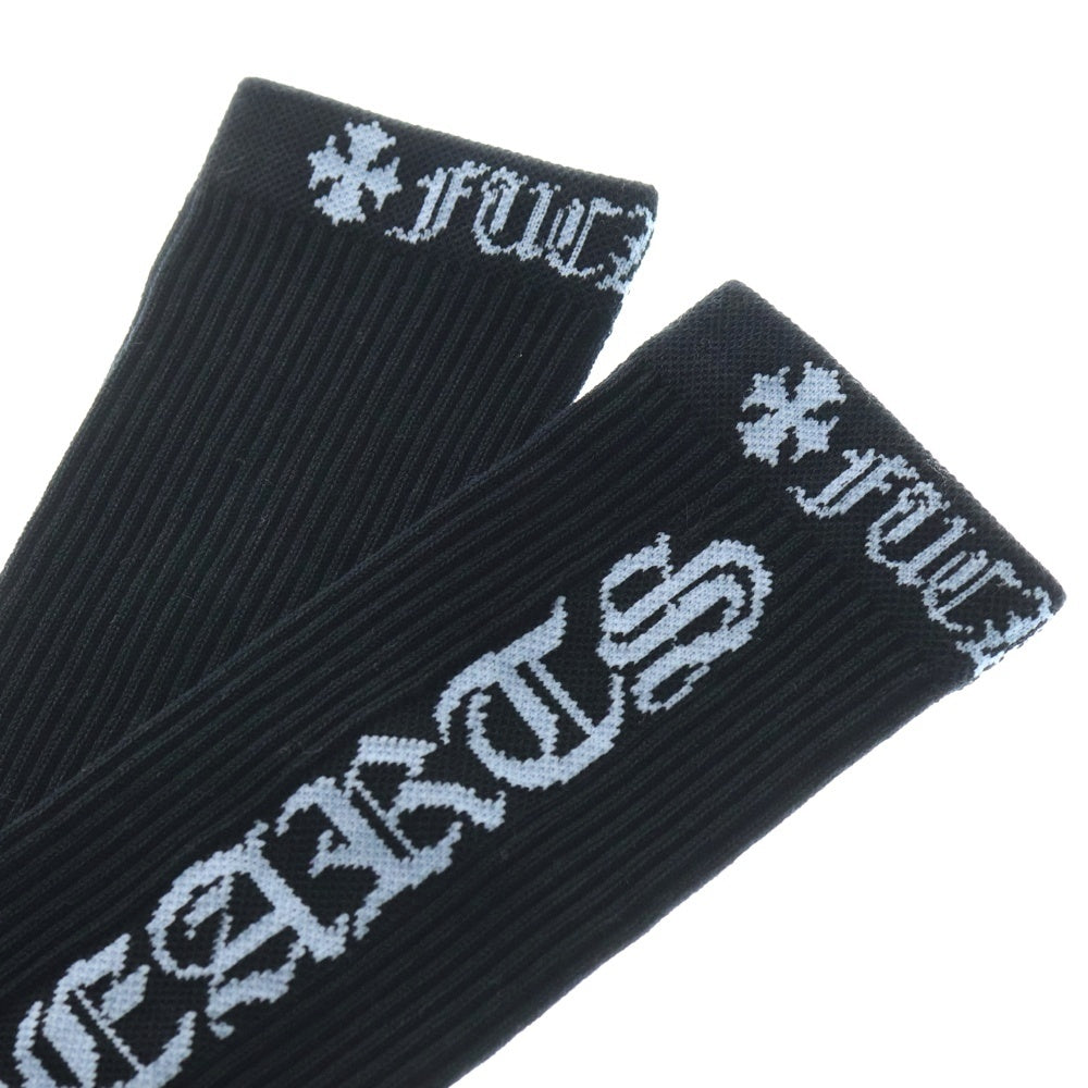 CHROME HEARTS(クロムハーツ) ENGLISH SOCKS イングリッシュ ソックス 靴下 ブラック