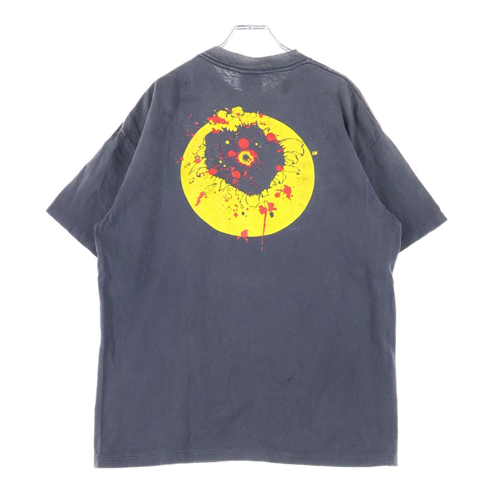 READY MADE(レディメイド) SMILE TEE スマイルプリント コットンクルーネック半袖Tシャツ ブラック RE-CO-BK-00-00-279