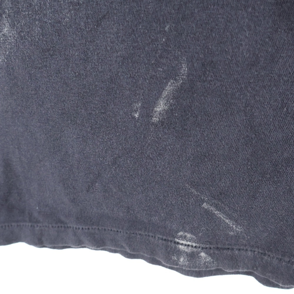 READY MADE(レディメイド) SMILE TEE スマイルプリント コットンクルーネック半袖Tシャツ ブラック RE-CO-BK-00-00-279