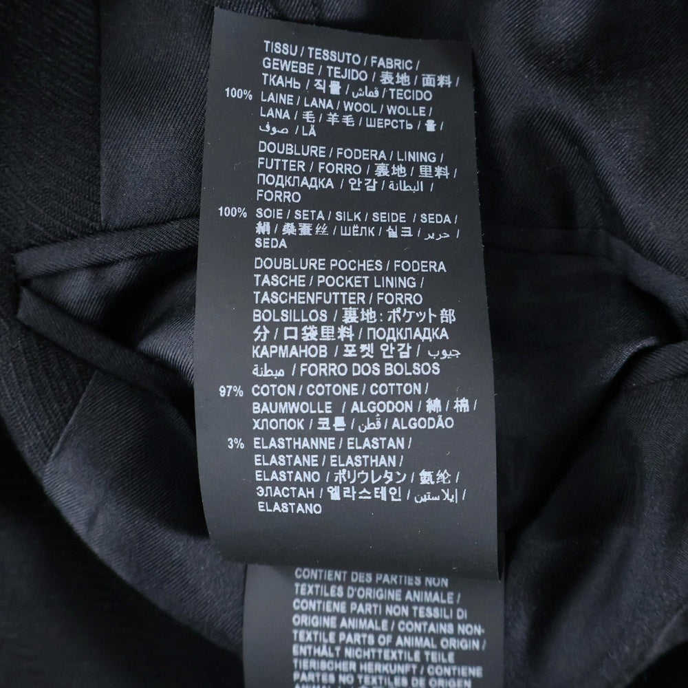 SAINT LAURENT PARIS(サンローランパリ) シングルテーラードジャケット ブラック 600331 Y1D01