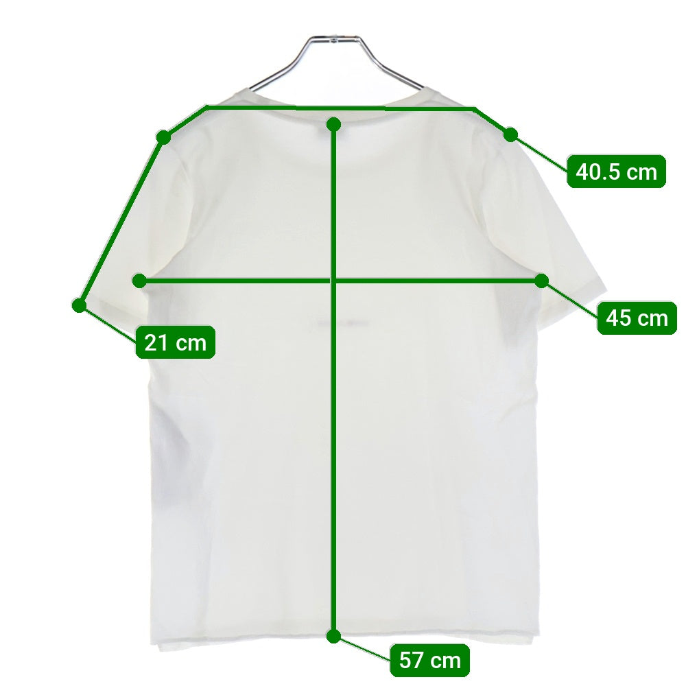 SAINT LAURENT PARIS(サンローランパリ) フロントロゴ 半袖Tシャツ カットソー ホワイト 464572 YB2DQ