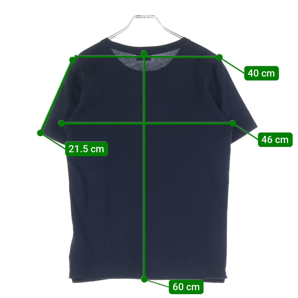 SAINT LAURENT PARIS(サンローランパリ) フロントロゴ 半袖Tシャツ カットソー ブラック 464572 YB2DQ