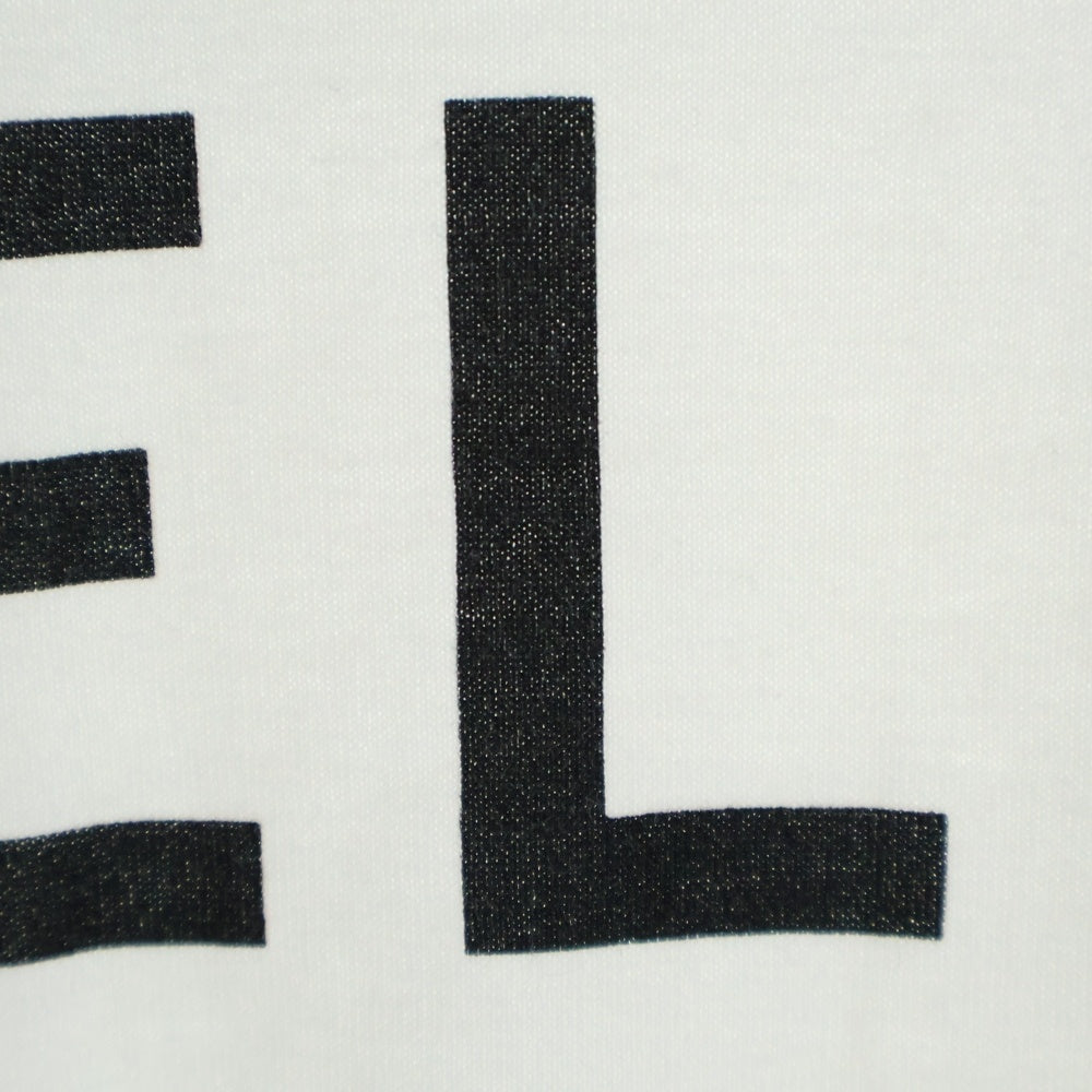 CELINE(セリーヌ) 22AW ルーズフィットロゴプリント半袖Tシャツ カットソー ホワイト 2X681671Q