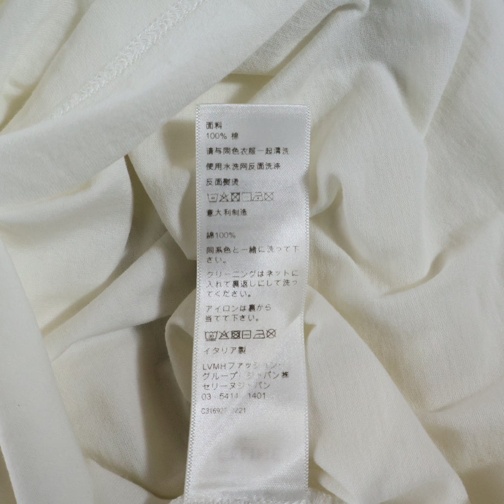 CELINE(セリーヌ) 22AW ルーズフィットロゴプリント半袖Tシャツ カットソー ホワイト 2X681671Q