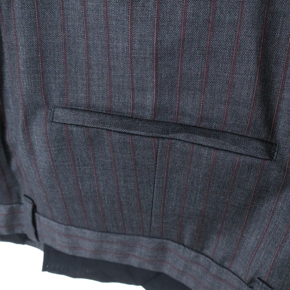 BALENCIAGA(バレンシアガ) 23AW Striped Virgin Wool Skirt ストライプドバージンウールスカート グレー レディース 768732 TPT05