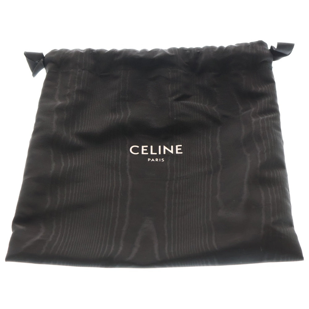 CELINE(セリーヌ) ティーン トリオンフ レザーショルダーバッグ ゴールド金具 ブラック