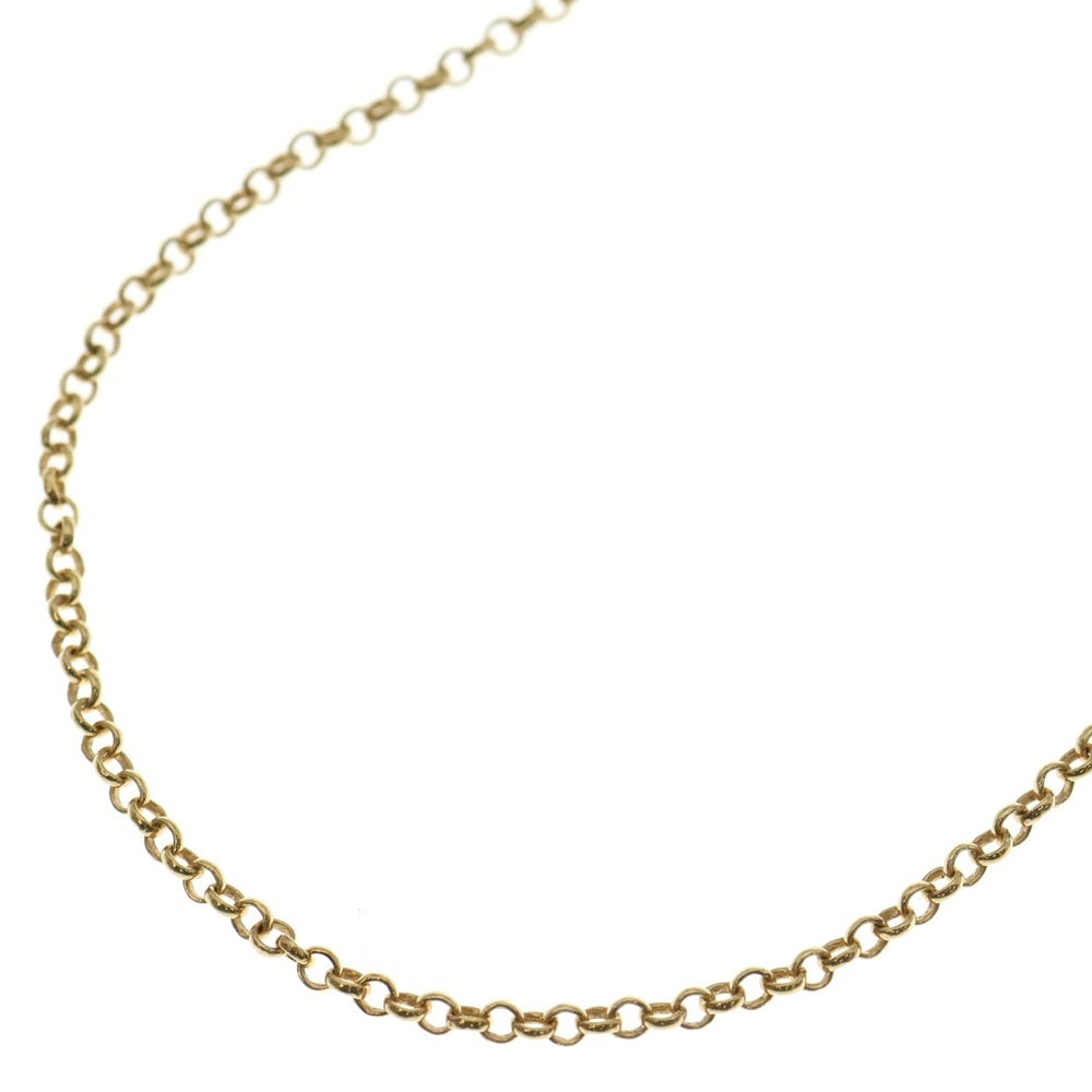 CHROME HEARTS(クロムハーツ) 22K NECKCHAIN R20 ロールチェーンネックレス 20inch ゴールド BCA011