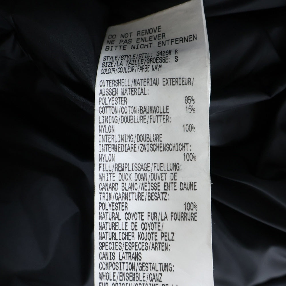 CANADA GOOSE(カナダグース) JASPER PARKA ジャスパーパーカー ファー付きフーデッドダウンジャケット ブラック 68F8490