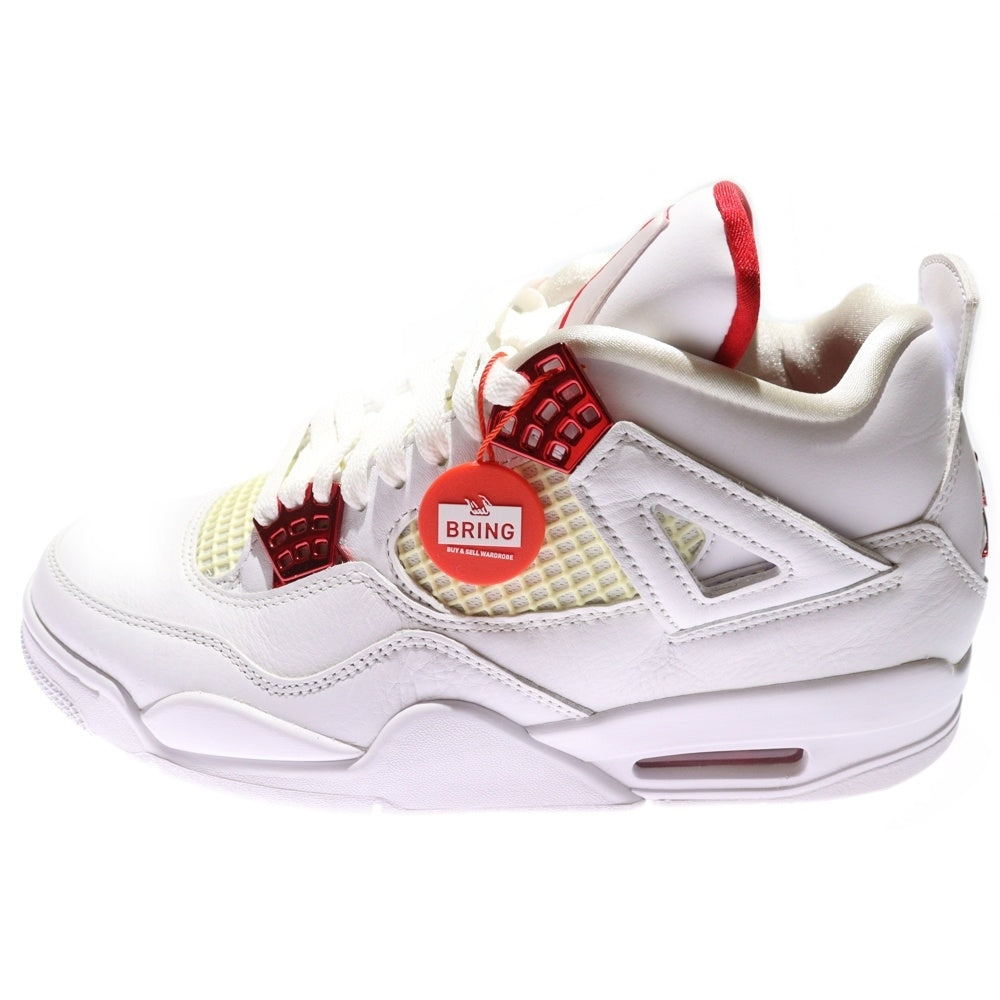 NIKE(ナイキ) AIR JORDAN 4 RETRO METALLIC PACK UNIVERSITY RED CT8527-112 エアジョーダン4 メタリックパック ユニバーシティレッド ローカットスニーカー US9/27cm