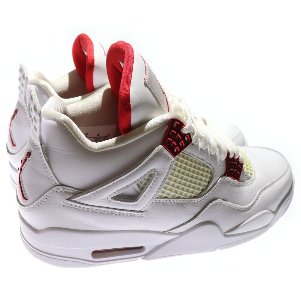 NIKE(ナイキ) AIR JORDAN 4 RETRO METALLIC PACK UNIVERSITY RED CT8527-112 エアジョーダン4 メタリックパック ユニバーシティレッド ローカットスニーカー US9/27cm