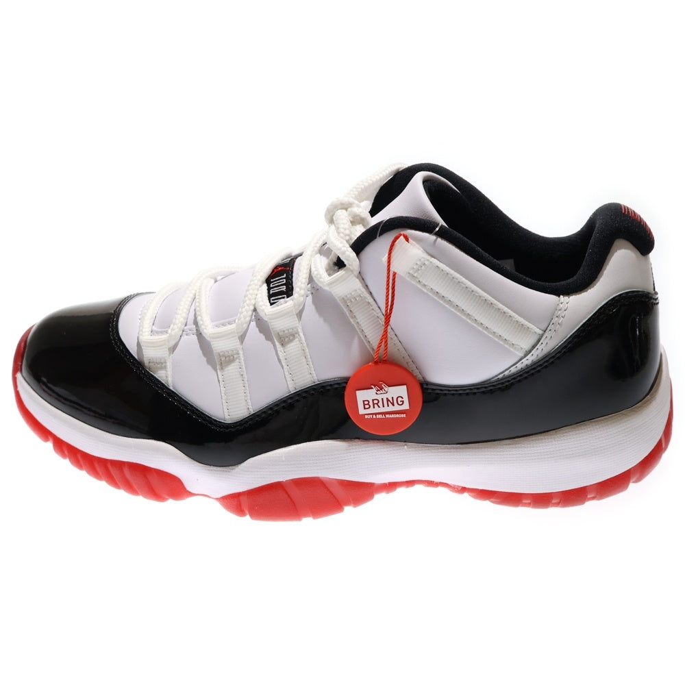 NIKE(ナイキ) AIR JORDAN 11 RETRO LOW CONCORD BRED AV2187-160 エアジョーダン11 コンコルドブレッド ローカットスニーカー ホワイト/ブラック/レッド US9/27cm