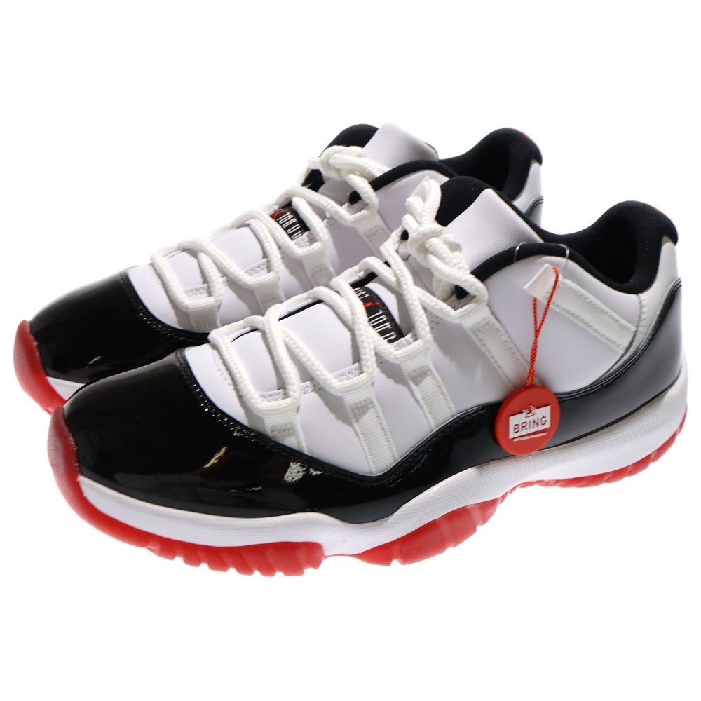 NIKE(ナイキ) AIR JORDAN 11 RETRO LOW CONCORD BRED AV2187-160 エアジョーダン11 コンコルドブレッド ローカットスニーカー ホワイト/ブラック/レッド US9/27cm