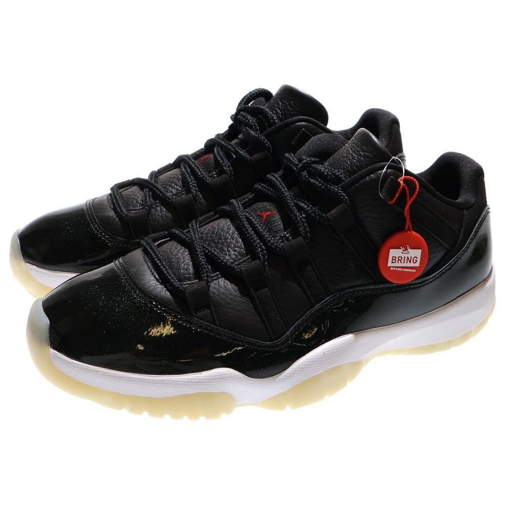 NIKE(ナイキ) AIR JORDAN11 RETRO LOW 72-10 AV2187-001 エアジョーダン11 ローカットスニーカー ブラック/ホワイト US9/27cm