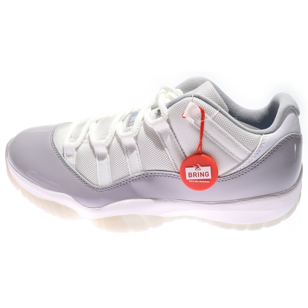 NIKE(ナイキ) AIR JORDAN11 RETRO LOW CEMENT GREY AV2187-140 エアジョーダン11 セメントグレー ローカットスニーカー グレー/ホワイト US9/27cm