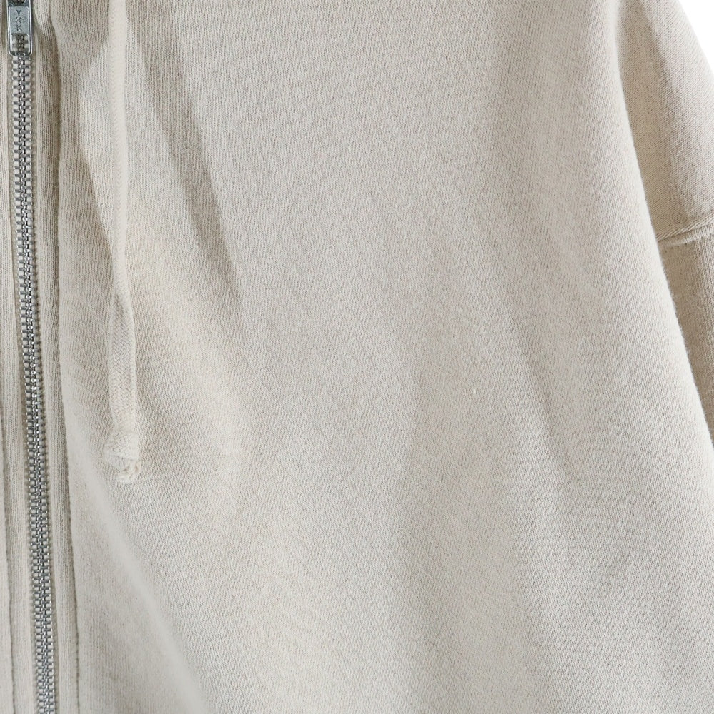 SUPREME(シュプリーム) 24AW ×Thrasher ZIP UP HOODED SWEATSHIRT スラッシャー バックロゴ ジップアップフーディ パーカー ベージュ