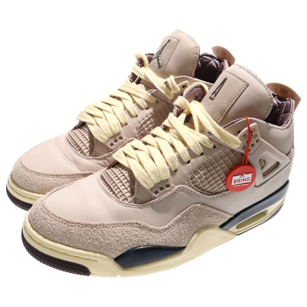 NIKE(ナイキ) ×A MA MANIERE WMNS AIR JORDAN 4 RETRO OG ア マ マニエール ウィメンズ エアジョーダン ハイカットスニーカー ベージュ US10.5/27.5cm FZ4810-200 レディース
