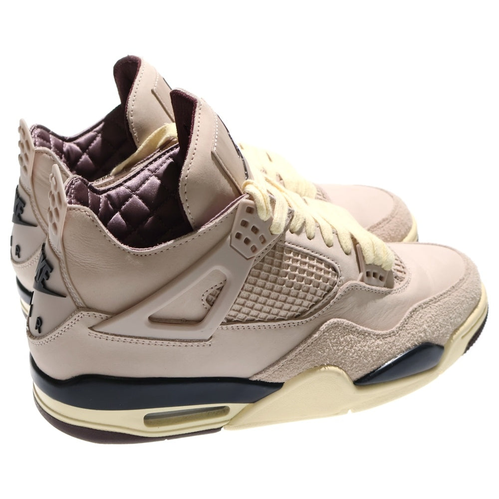 NIKE(ナイキ) ×A MA MANIERE WMNS AIR JORDAN 4 RETRO OG ア マ マニエール ウィメンズ エアジョーダン ハイカットスニーカー ベージュ US10.5/27.5cm FZ4810-200 レディース