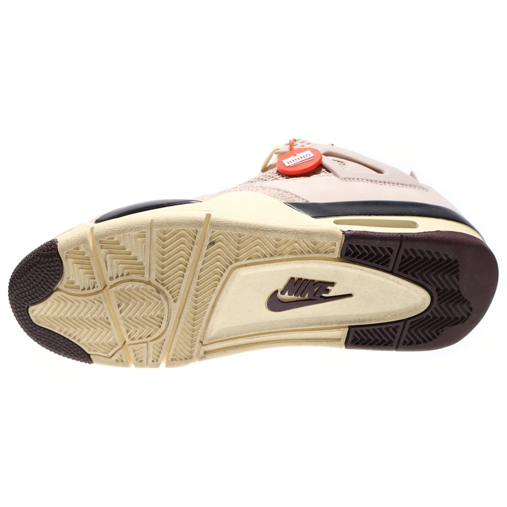 NIKE(ナイキ) ×A MA MANIERE WMNS AIR JORDAN 4 RETRO OG ア マ マニエール ウィメンズ エアジョーダン ハイカットスニーカー ベージュ US10.5/27.5cm FZ4810-200 レディース