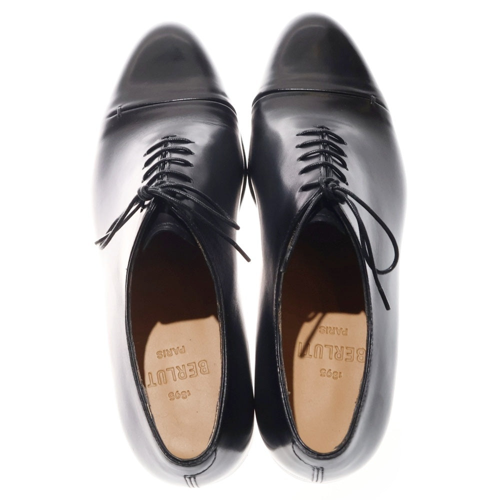 Berluti(ベルルッティ) ガスパール オックスフォード レザー シューズ ネロブルー