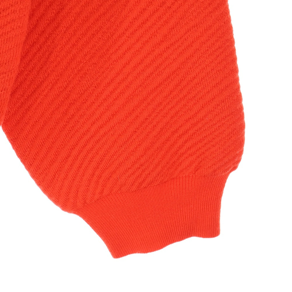 LOUIS VUITTON(ルイヴィトン) 24SS LVロゴ ウールカーディガン レッド RM241M ZLL HQN03W