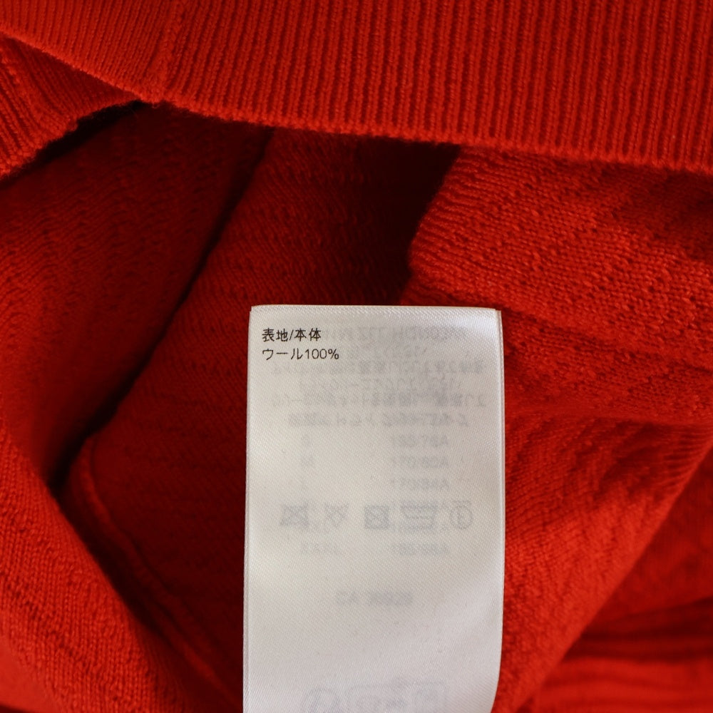 LOUIS VUITTON(ルイヴィトン) 24SS LVロゴ ウールカーディガン レッド RM241M ZLL HQN03W